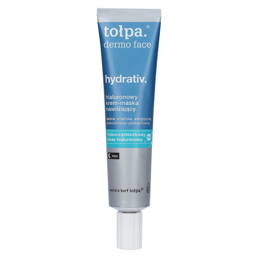 Tolpa Dermo Face, Hydrativ, relaxing moisturizing cream-mask for face, neck and décolleté, night, 40 ml