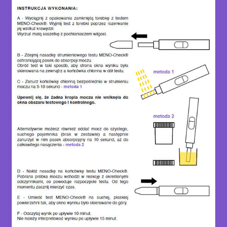 LabHome Meno-Check test, menopauze test, beoordeling van hormonale veranderingen, 2 eenheden