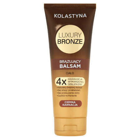 Kolastyna Luxury Bronze, Körper-Bräunungslotion, dunkler Teint, 200 ml