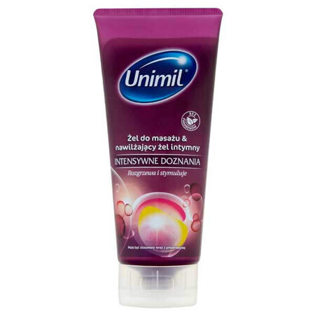 Unimil Intensive Sensations, hydraterende intieme massage gel, 200 ml