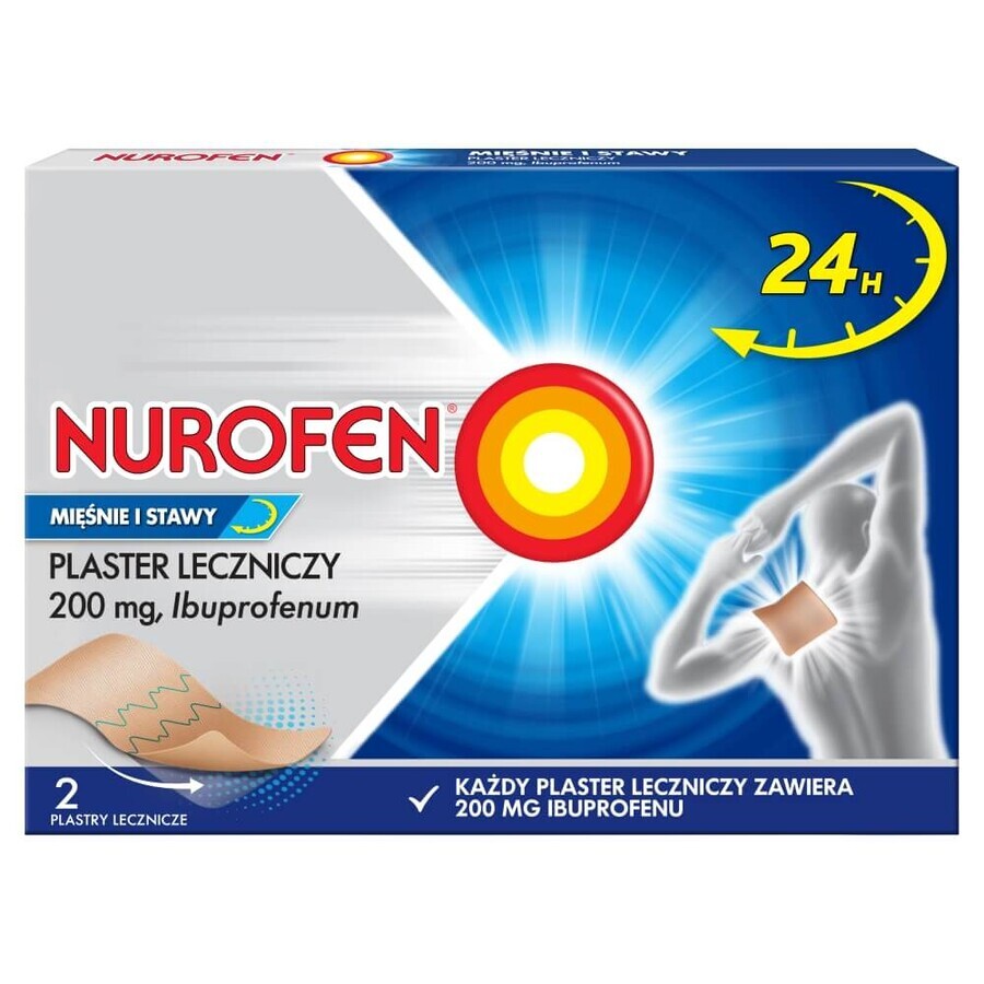 Nurofen Muscles and Joints 200 mg, medicated patch, 2 units