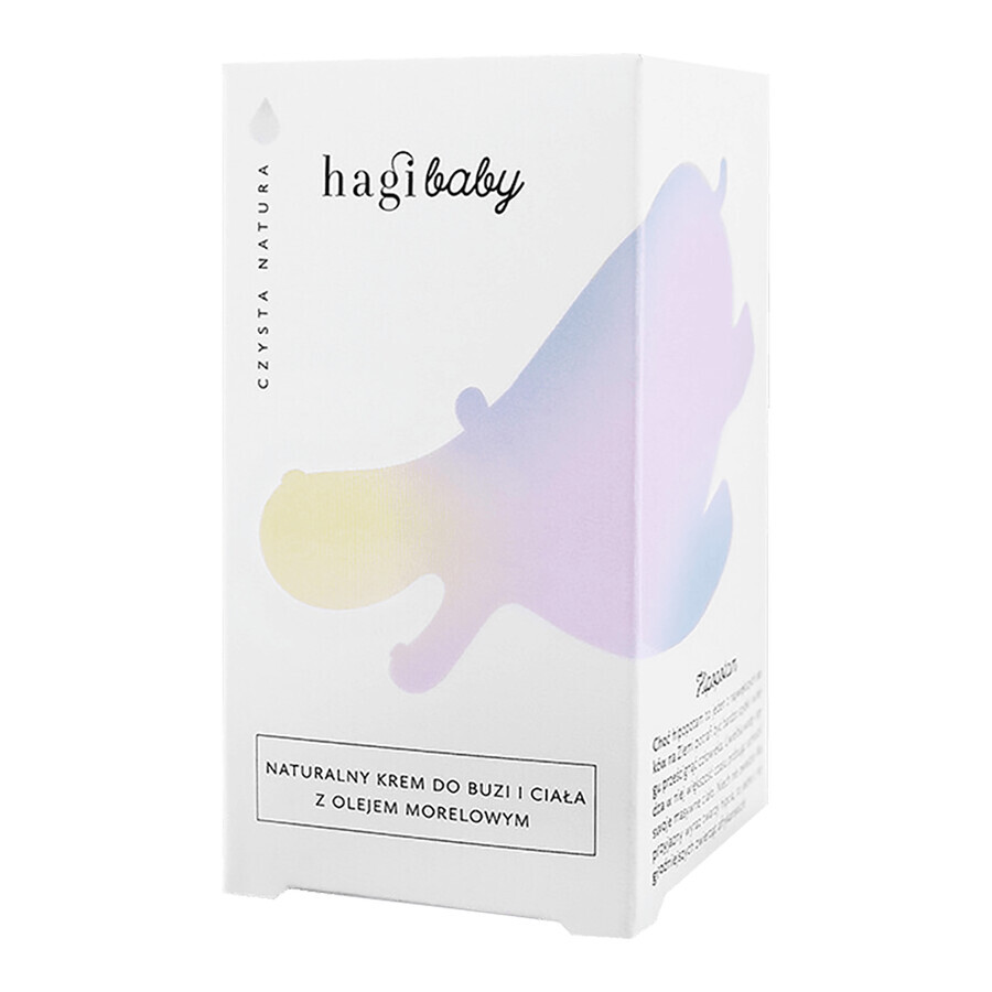 Hagi Baby, natural face and body cream with apricot oil, 50 ml