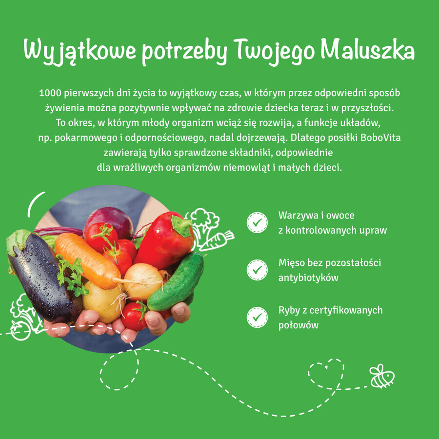 BoboVita Porcja Zbóż porridge 7 cereals, Getreide-Ei-Brei, ohne Milch, ohne Zuckerzusatz, nach 8 Monaten, 170 g