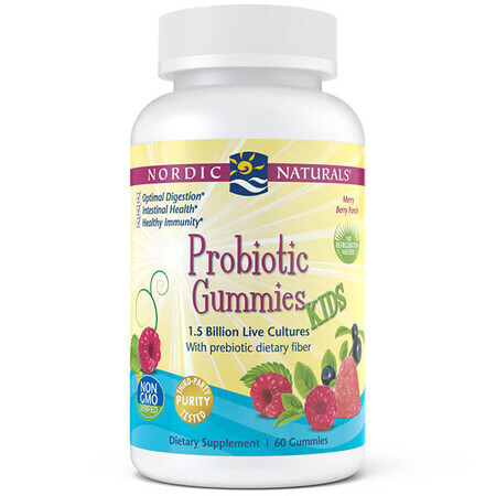 Nordic Naturals, Probiotic Gummies KIDS, gummies for children over 2 years, 60 pieces