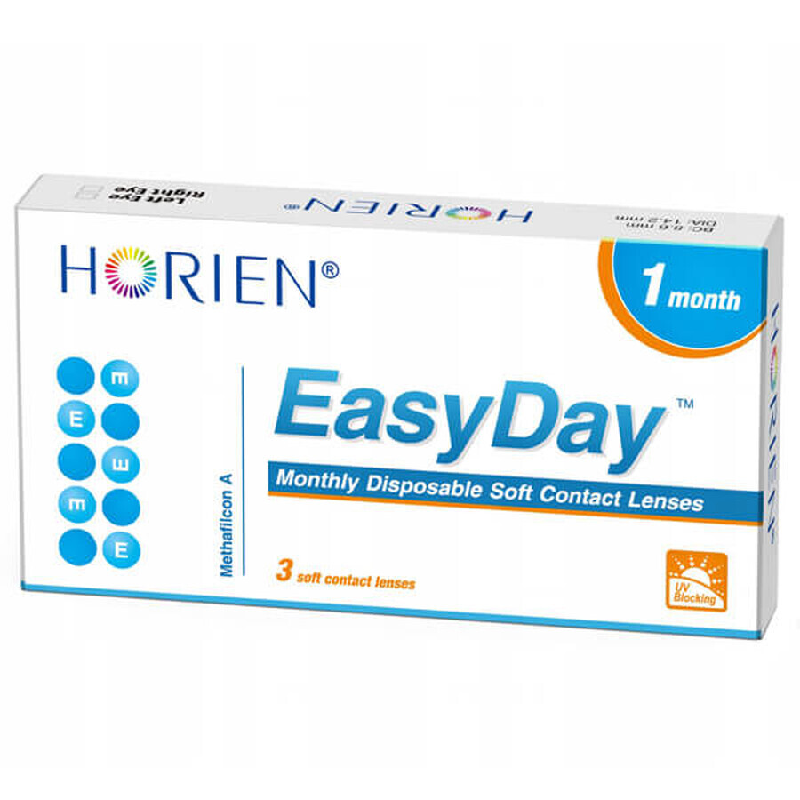 Horien EasyDay contact lenses, 30 days, -2.00, 3 pcs.