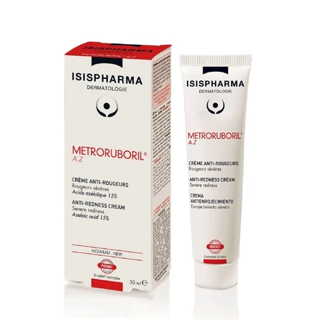 Isispharma Metroruboril A.Z, crème, rosacée, papulo-pustuleuse, 30 ml