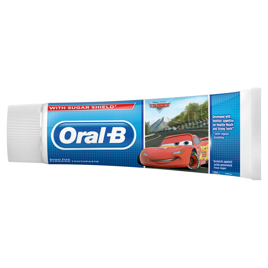 Oral-B Kids, dentifricio Frozen + Cars, per bambini da 3 anni, 75 ml