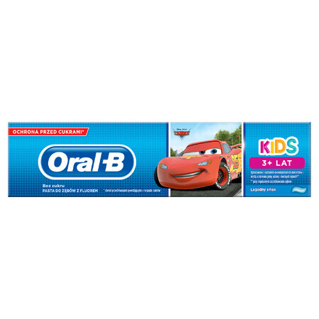 Oral-B Kids, dentifricio Frozen + Cars, per bambini da 3 anni, 75 ml