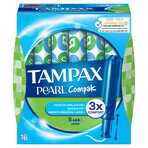 Tampax Compak Pearl, Hygienetampons mit Applikator, Super, 16 Stück