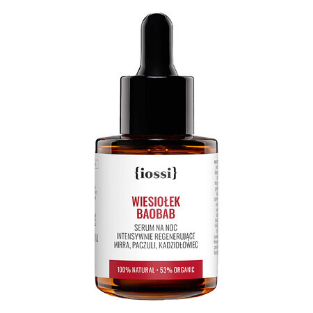 Iossi Night Regeneration, Serum, Nachtkerze und Baobab, 30 ml