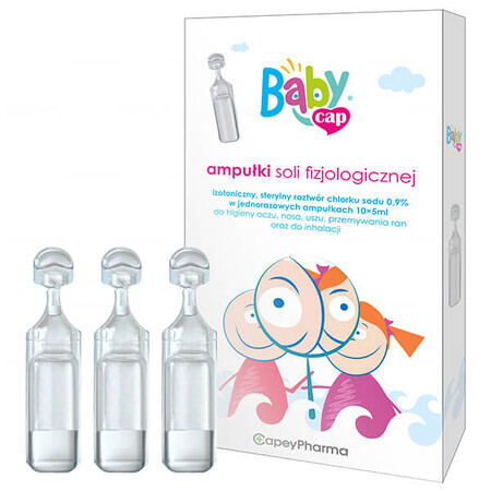 BabyCap, NaCl-Kochsalzlösung, 5 ml x 10 Ampullen