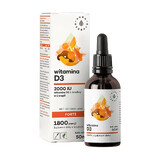 Aura Herbals, Vitamin D3 Forte 2000 IU, drops, 50 ml