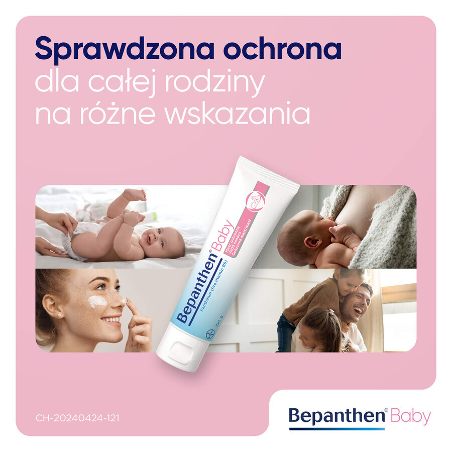 Set Bepanthen Baby, protective ointment against irritation of the buttocks for babies, 2 x 100 g