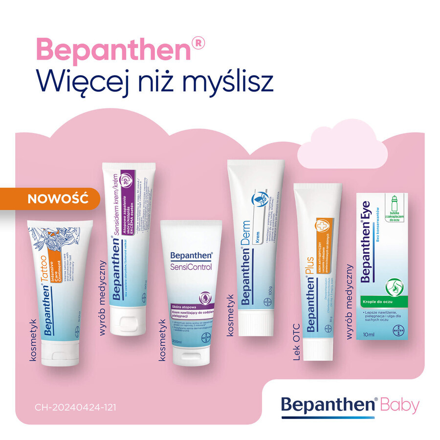 Set Bepanthen Baby, protective ointment against irritation of the buttocks for babies, 2 x 100 g