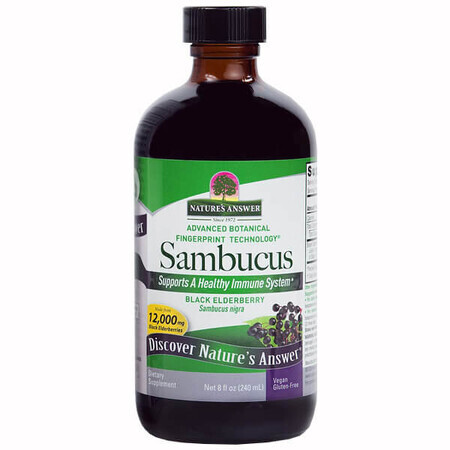 Nature's Answer Sambucus Original, elderberry, 240 ml