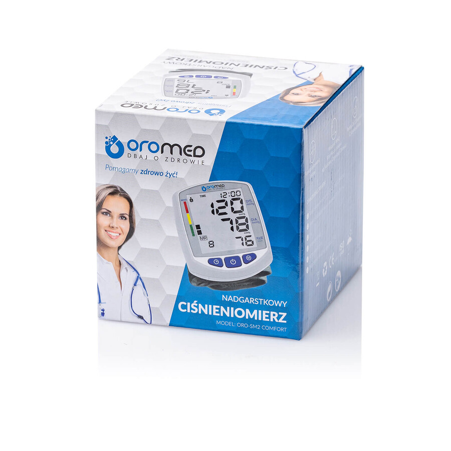 Oromed Oro-SM2 Comfort, electronic blood pressure monitor for the wrist