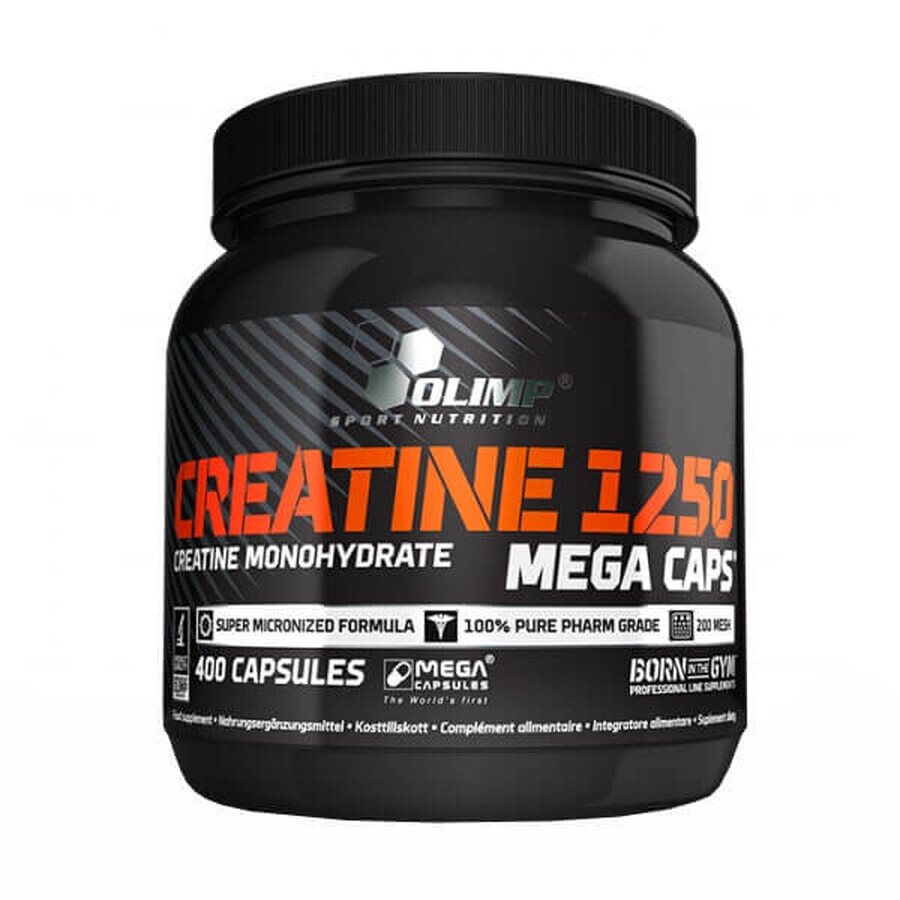 Olimp Creatine 1250 Mega Caps, 400 capsule