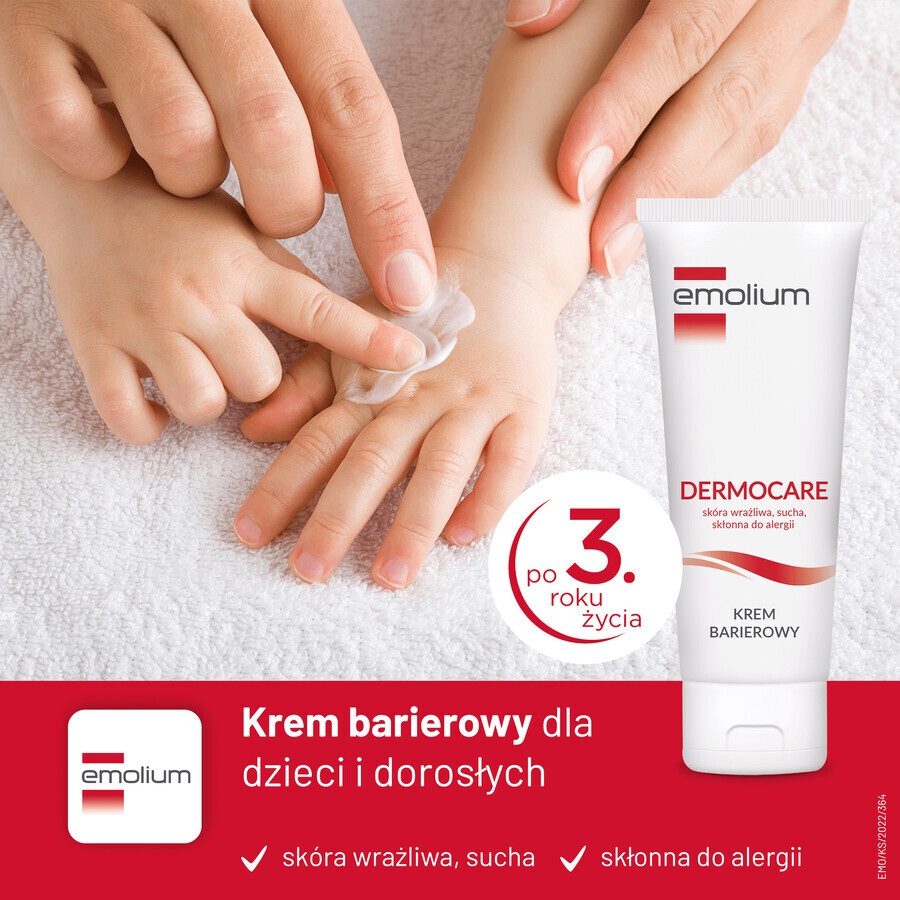 Emolium Dermocare, barrier cream, from 3 years, 40 ml