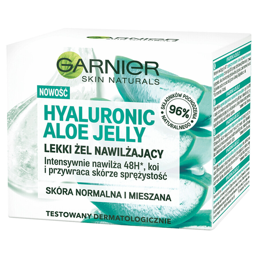 Garnier Skin Naturals Hyaluronic Aloe Jelly, light moisturizing gel, 50 ml