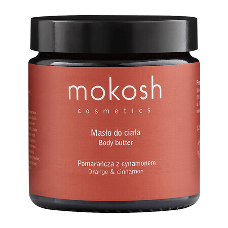 Mokosh, beurre corporel, orange et cannelle, 120 ml