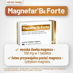 Magnefar B6 Forte 100 mg + 10.10 mg, 60 film-coated tablets