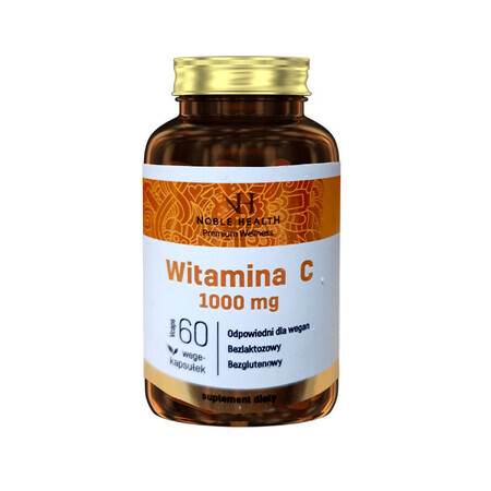 Noble Health Vitamin C 1000 mg, 60 pflanzliche Kapseln