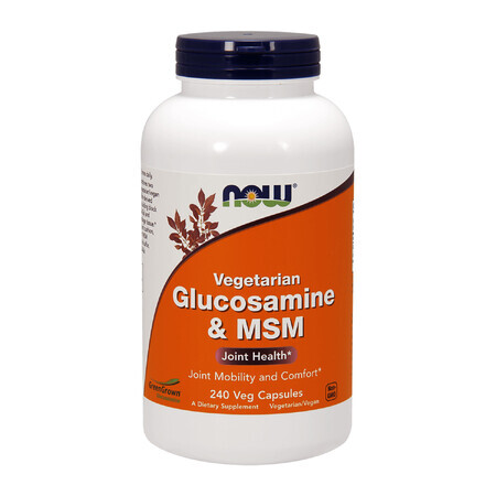 Now Foods Glucosamin MSM, 240 vegetarische Kapseln