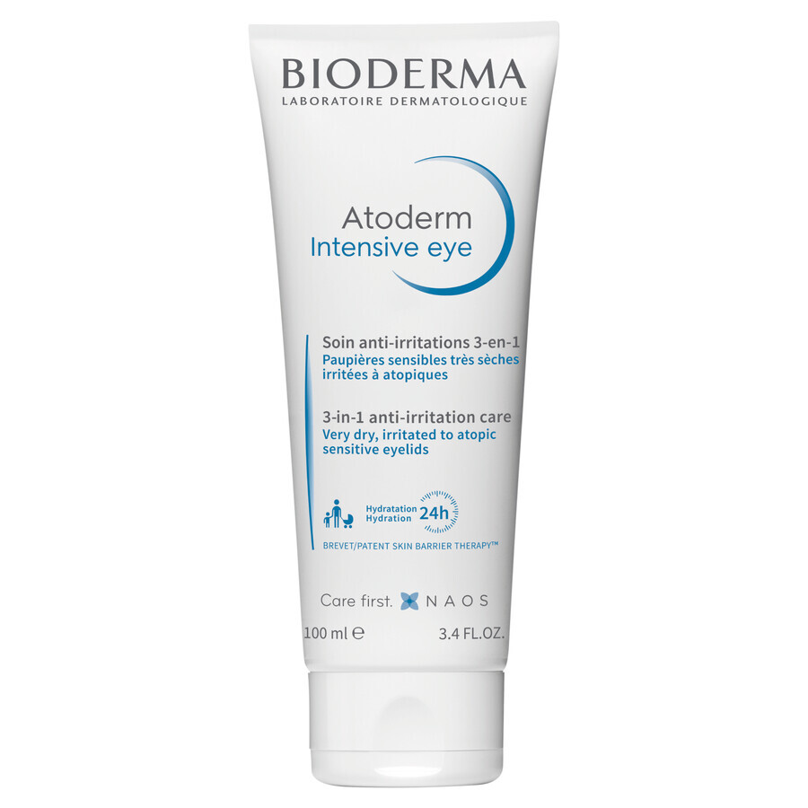 Bioderma Atoderm Intensive Eye, 3-in-1-Pflege für gereizte Augenlidhaut, 100 ml