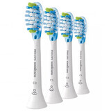 Philips, embouts de remplacement pour brosse à dents sonique Sonicare C3 Premium Plaque Defence, HX9044/17, blanc, 4 pièces