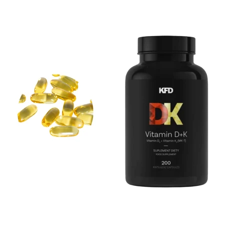 KFD Vitamin D3 + K2, 200 Kapseln