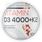 OstroVit Vitamina D3 4000 + K2, 100 comprimate