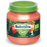 BoboVita Bio Dessert, appel en aardbei na 5 maanden, 125 g