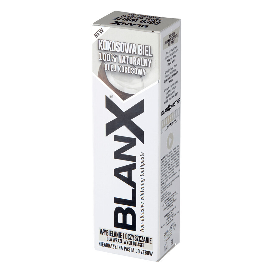 BlanX White Coconut, aufhellende Zahnpasta, 75 ml