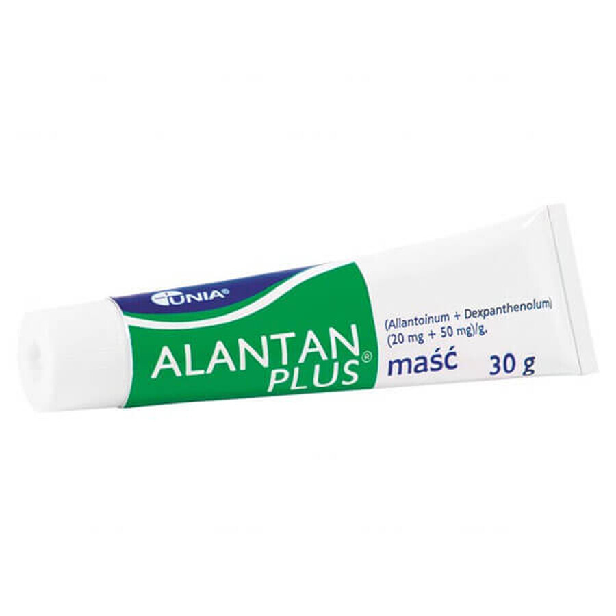 Alantan Plus (20 mg + 50 mg)/g, pomada, 30 g