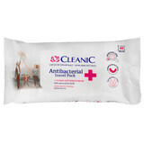 Cleanic Antibacterial, Erfrischungstücher mit antibakterieller Flüssigkeit, 40 Stück