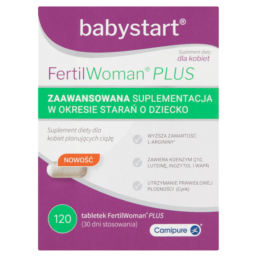 Babystart FertilWoman Plus, 120 comprimate