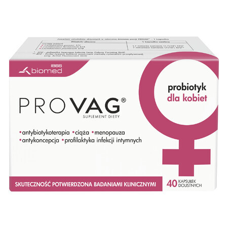 Provag, 40 oral capsules