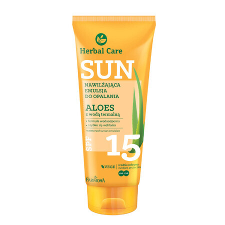 Farmona Herbal Care Sun, emulsie de protecție solară rezistentă la apă, SPF 15, 150 ml