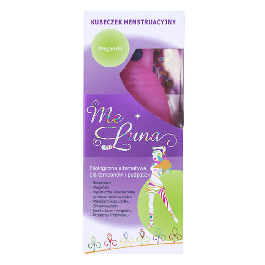 MeLuna, Menstruationstasse, Größe S, rosa, Classic, 1 Stück