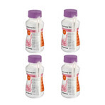 Nutricomp Drink Plus, Nährstoffpräparat, Erdbeergeschmack, 4 x 200 ml