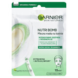 Garnier Skin Naturals Nutri Bomb, nourishing and reconstructing textile mask with almond milk, 1 pc