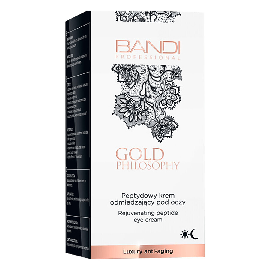 Bandi Gold Philosophy, eye cream with rejuvenating peptides, 30 ml