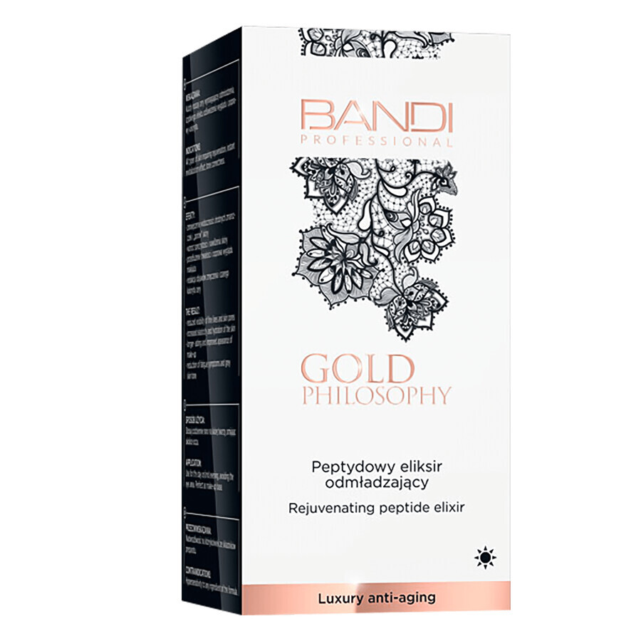 Bandi Gold Philosophy, élixir de rajeunissement aux peptides, 30 ml