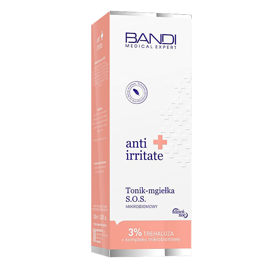 Bandi Medical Expert anti irritant, S.O.S tonic-mist, microbiome, 100 ml