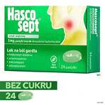 Hascosept 3 mg, mint flavor, 24 hard tablets