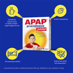 Apap Przeziębienie Junior 300 mg + 20 mg + 5 mg, polvere per soluzione orale, 6 bustine