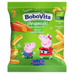 BoboVita Piggy Peppa Corn Crisps Bio, morcov moale, după 7 luni, 20 g 