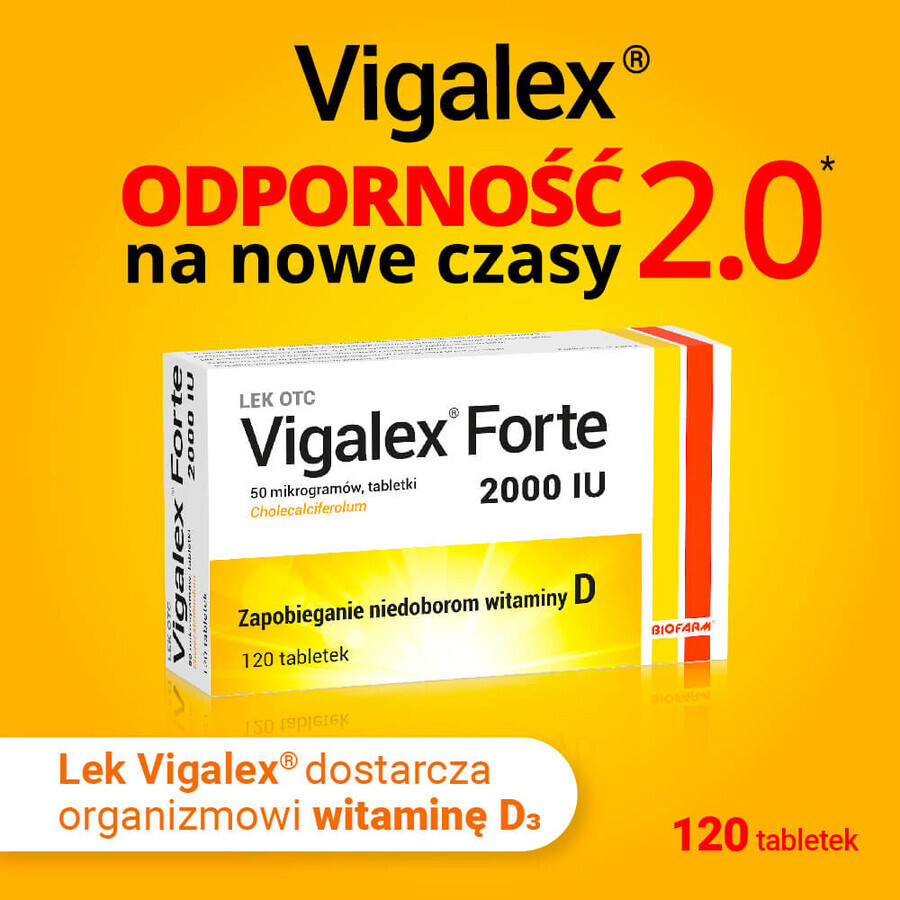 Vigalex Forte 2000 IU, 120 Tabletten