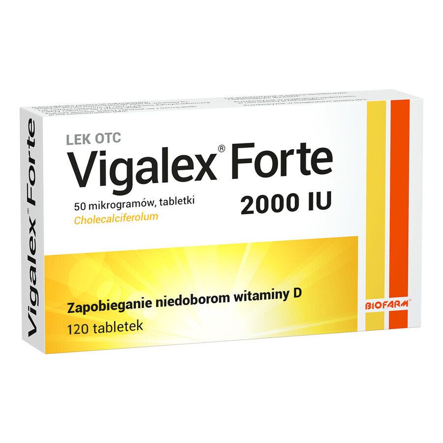 Vigalex Forte 2000 IU, 120 Tabletten