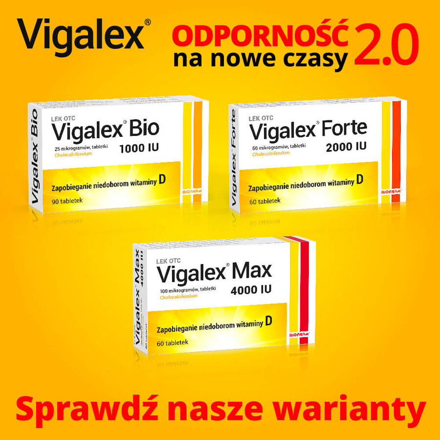 Vigalex Max 4000 IU, 60 tablets